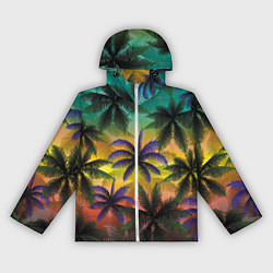 Женская ветровка Кроны пальм, Багамы