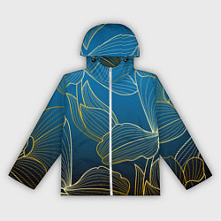 Ветровка с капюшоном женская Vanguard floral pattern, цвет: 3D-белый