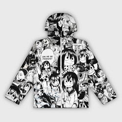Ветровка с капюшоном женская Цую Асуи - Моя геройская академия, цвет: 3D-белый