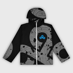 Ветровка с капюшоном женская Форма Cloud 9 black, цвет: 3D-белый