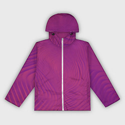 Ветровка с капюшоном женская Фантазия в пурпурном, цвет: 3D-белый