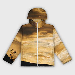 Женская ветровка Предрассветное облачное небо