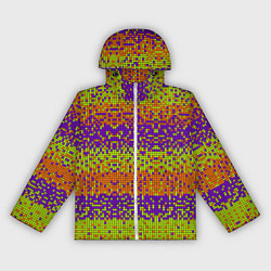 Ветровка с капюшоном женская Magic pixel, цвет: 3D-белый