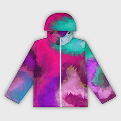 Ветровка с капюшоном женская Pinky spirit, цвет: 3D-белый