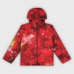 Ветровка с капюшоном женская Red fantasy, цвет: 3D-черный