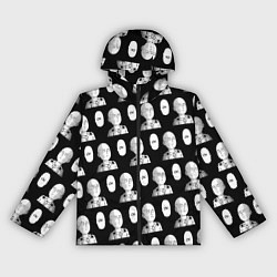 Ветровка с капюшоном женская Saitama - ok pattern, цвет: 3D-черный