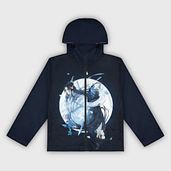 Ветровка с капюшоном женская Вэй и Лань, цвет: 3D-черный