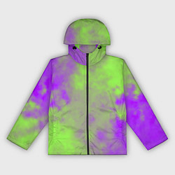 Ветровка с капюшоном женская Октябрьский шум, цвет: 3D-черный