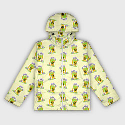 Ветровка с капюшоном женская Токсичный бак, цвет: 3D-белый