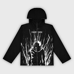 Ветровка с капюшоном женская Итадори в ярости - Магическая битва, цвет: 3D-черный