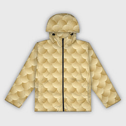 Ветровка с капюшоном женская Золотая чешуя, цвет: 3D-черный