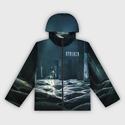 Ветровка с капюшоном женская STALKER Одиночка призрак, цвет: 3D-черный