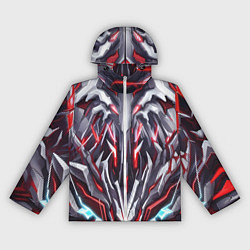 Женская ветровка Красная киберпанк броня