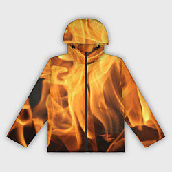 Женская ветровка Языки пламень