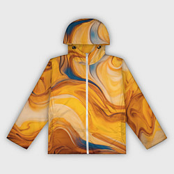 Женская ветровка Жидкая золотая текстура - нейросеть