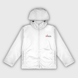 Ветровка с капюшоном женская Paris city, цвет: 3D-белый
