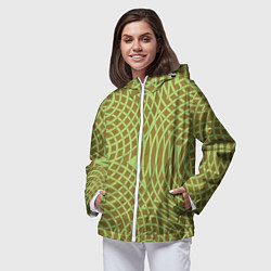 Ветровка с капюшоном женская Вертеп dark, цвет: 3D-белый — фото 2