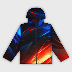 Женская ветровка Geometry stripes neon steel