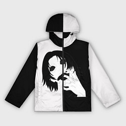 Ветровка с капюшоном женская Токийский некто, цвет: 3D-черный