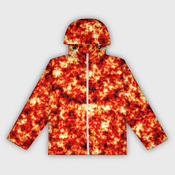 Женская ветровка Vulcan lava texture