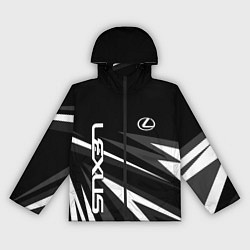 Женская ветровка Лексус - монохромная абстракция