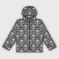 Ветровка с капюшоном женская Skull patterns, цвет: 3D-черный