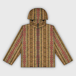 Ветровка с капюшоном женская Африканские линии, цвет: 3D-черный