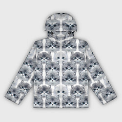 Ветровка с капюшоном женская Серые котята, цвет: 3D-белый