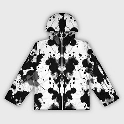 Ветровка с капюшоном женская The psychedelic Rorschach test - ai art, цвет: 3D-белый