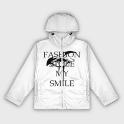 Ветровка с капюшоном женская Мода украла мою улыбку, цвет: 3D-белый