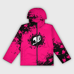 Ветровка с капюшоном женская Хвост феи краски аниме, цвет: 3D-черный