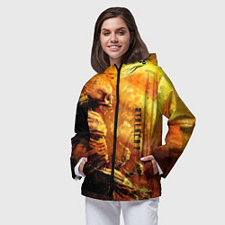 Ветровка с капюшоном женская Stalker выживший, цвет: 3D-черный — фото 2