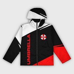 Ветровка с капюшоном женская Umbrella corporation - resident evil, цвет: 3D-черный