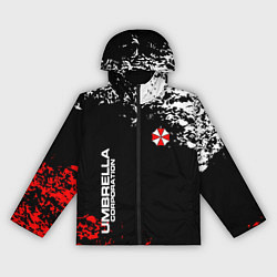 Ветровка с капюшоном женская Resident evil - вирус, цвет: 3D-черный