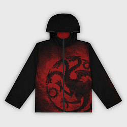 Ветровка с капюшоном женская Targaryen house Game of Thrones, цвет: 3D-черный