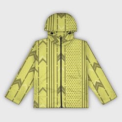 Ветровка с капюшоном женская Закулисье классические обои, цвет: 3D-черный