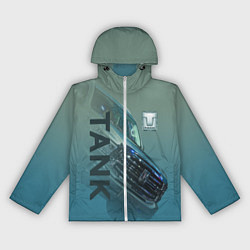 Ветровка с капюшоном женская Tank 500, цвет: 3D-белый