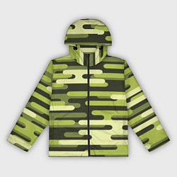 Ветровка с капюшоном женская Камуфляжная форма, цвет: 3D-черный