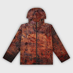 Ветровка с капюшоном женская Абстракция - rusty mood, цвет: 3D-черный