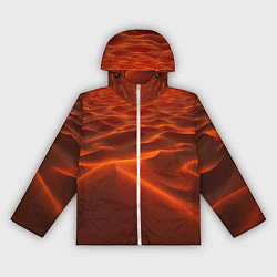 Ветровка с капюшоном женская Красная жара, цвет: 3D-белый
