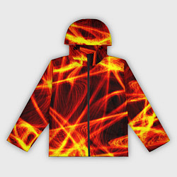 Ветровка с капюшоном женская Огненный трек, цвет: 3D-черный