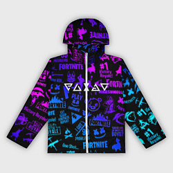 Ветровка с капюшоном женская Ведьмак логотипы игр, цвет: 3D-белый