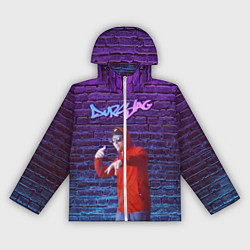 Ветровка с капюшоном женская DURSLAG, цвет: 3D-белый