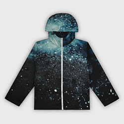 Женская ветровка Черно-синий текстурный фон