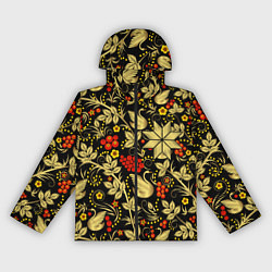 Ветровка с капюшоном женская Корни прошлого в настоящем, цвет: 3D-черный