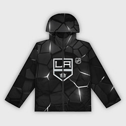 Ветровка с капюшоном женская Лос Анджелес Кингз - НХЛ хоккей, цвет: 3D-черный