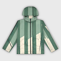 Женская ветровка Зеленые полосы