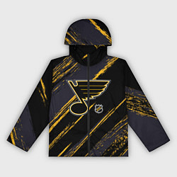 Женская ветровка Сент Луис Блюз - агрессивная текстура