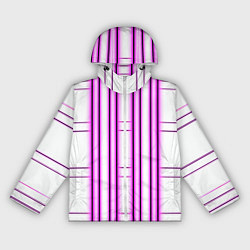 Ветровка с капюшоном женская Neon pink, цвет: 3D-белый