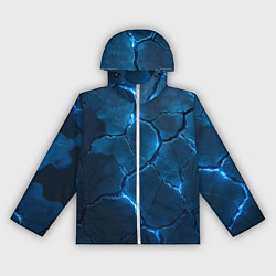 Ветровка с капюшоном женская Неоновые плиты с камуфляжем, цвет: 3D-белый